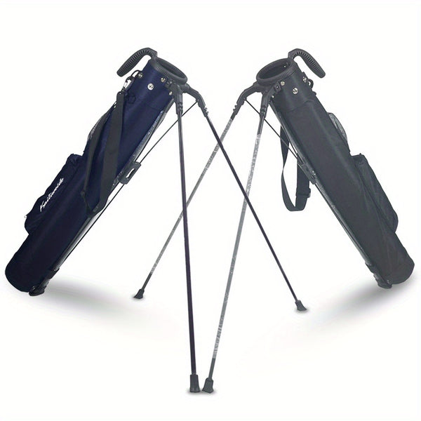 Ultra-Light Waterproof Golf Club Bag - Durable, Dirt-Resistant PU Material in Blue/Black