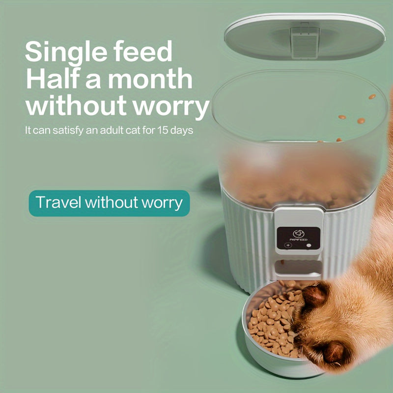 PAPIFEED automatic cat feeder, designated dog feeder, cat food and dog food wifi remote intelligent cat and pet feeding machine