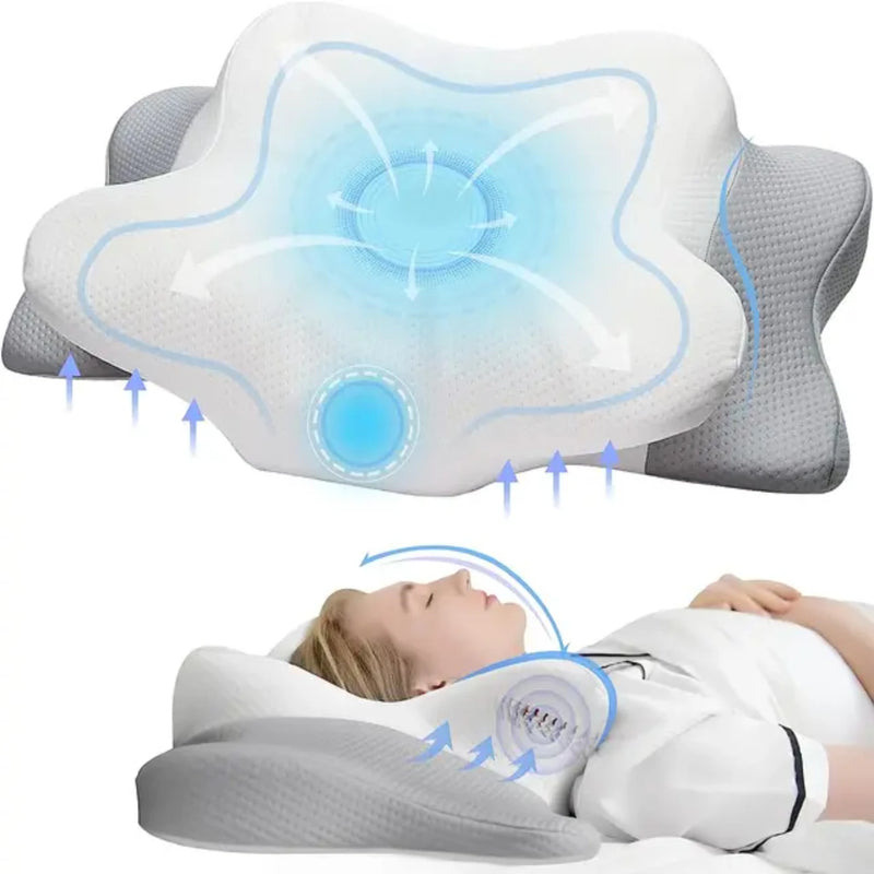 New Cozy, Supportive, and Restful: Enhanced Comfort with Ergonomically Designed Memory Foam Pillow for Ultimate Sleep Quality, I