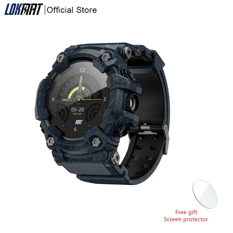 Upgrade Your Fitness with the LOKMAT ATTACK-GT Rugged Smartwatch, LOKMAT ATTACK-GT Upgrade Sport Smart Watch Waterproof Bluetooth Calls Rugged Smartwatches Flashlight Fitness Tracker for Phone